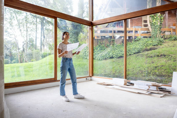 istock Architect remodeling a house and thinking of ideas 2151912576