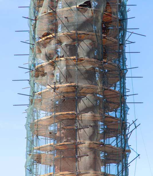 istock Reconstruction of the lighthouse against the sky 2151913216