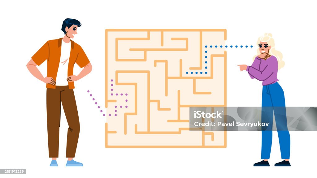 Complex Problem Solving Vector Stock Illustration - Download Image Now ...