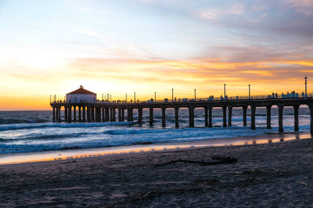 istock Sunset in Southern California - Manhattan Beach Pier 2151920974