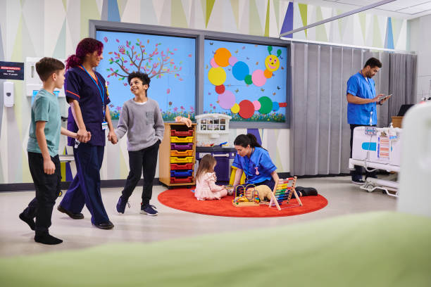 istock busy children's hospital ward 2151921041