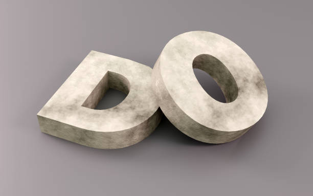 istock Luxury concrete inscription to do on grey podium, soft light, smooth background, 3d rendering 2151922587
