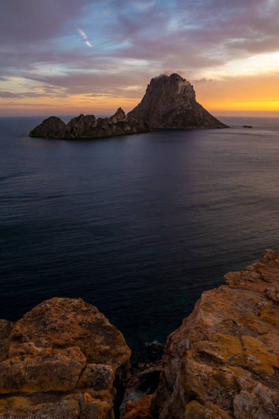 istock Es Vedra amazing sunset view 2151923251