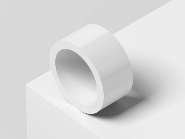 istock Adhesive tape isolated on white background. Blank. Mockup. Product display. 2151927401