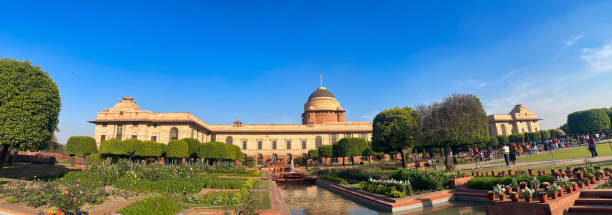 istock Rashtrapati Bhavan located in New Delhi, India, Panoramic view 2151931291