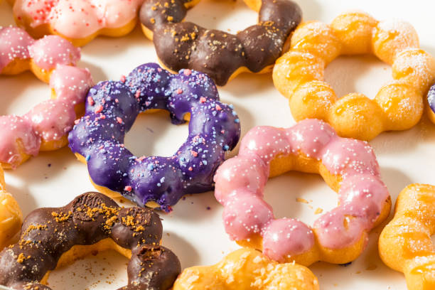 istock Colorful Homemade Mochi Donuts 2151935133