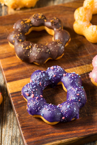 Colorful Homemade Mochi Donuts