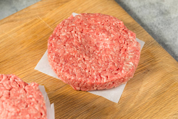 istock Raw Grass Fed Beef Hamburgers 2151935168