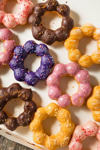 istock Colorful Homemade Mochi Donuts 2151935200