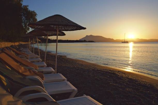 istock An empty beach in famous place in Turkey 2151938373
