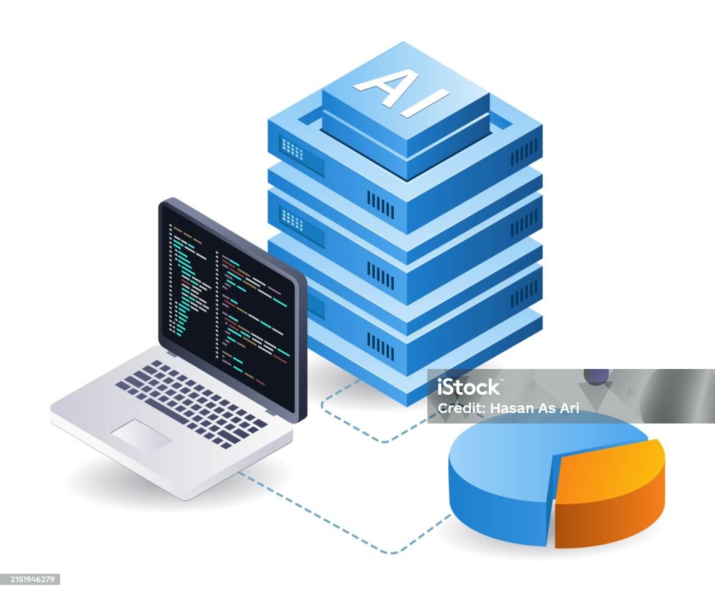 Development Images Server Server Development Analysis Data Infographics Flat Isometric 3d ...