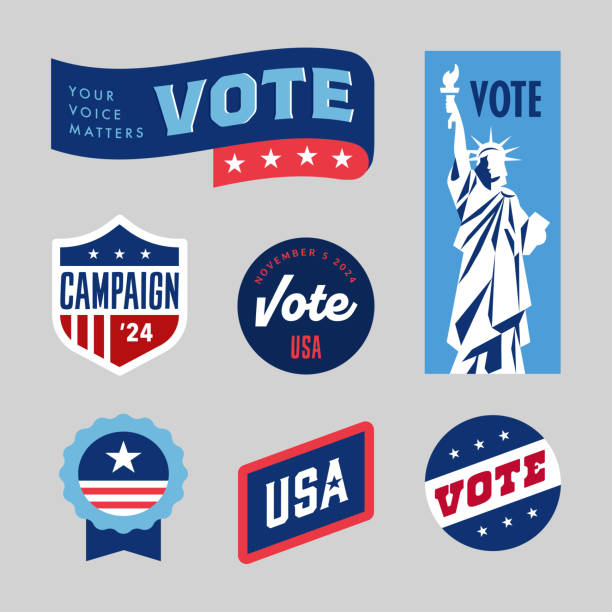 USA Election and Voting Stickers
