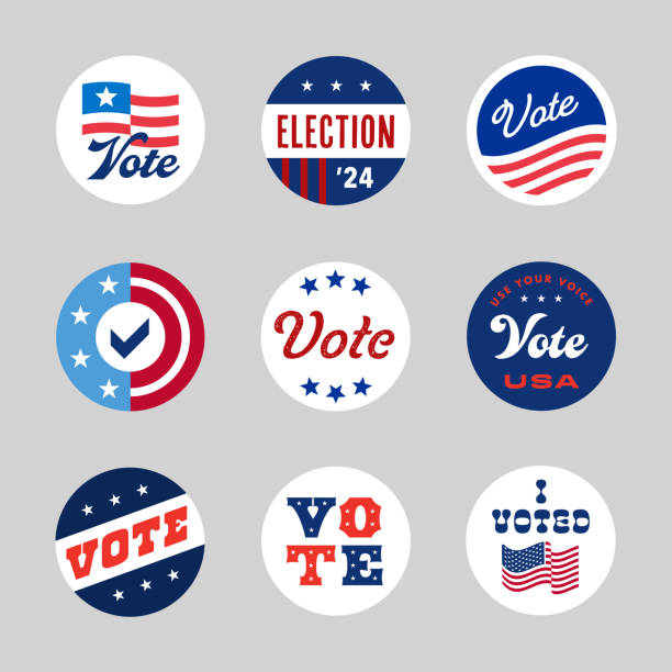 USA Election and Voting Stickers