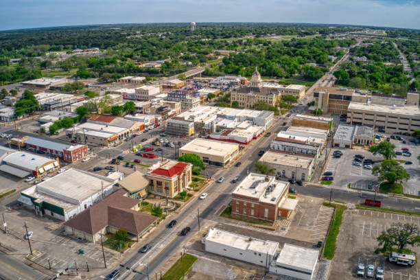 istock Aerial View of Belton, Texas in Spring 2151958793