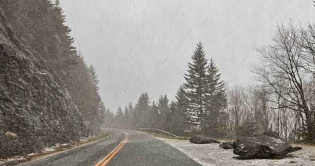 istock Snow storm on the Blue Ridge Parkway 2151959387