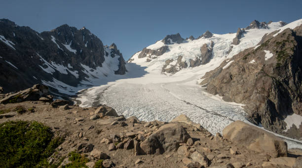 istock Bright Blue Sky Over Blue Glacier Overlook In Olympic 2151963253