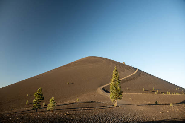 istock Cinder Cone Trail Leaves Permanent Marks in the Volcanic Rocks 2151963447