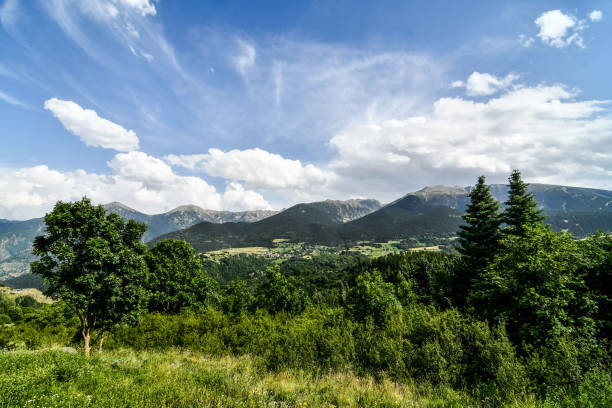 istock clouds over mountains, photo as a background, photo as a background 2151963589