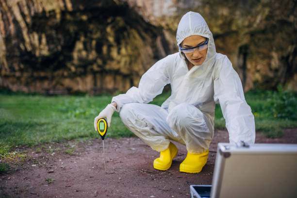 istock Environmental scientist conducting soil quality assessment in nature 2151969973