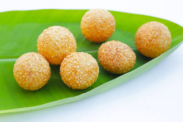 istock Thai snack, Fried mung bean stuffed balls 2151978238