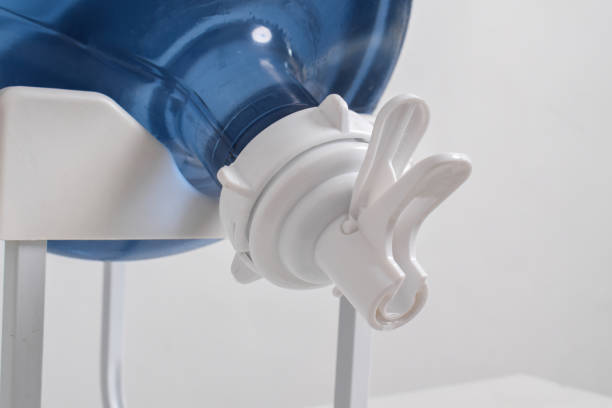 istock Plastic gallon on a standing shelf with a faucet 2151980710