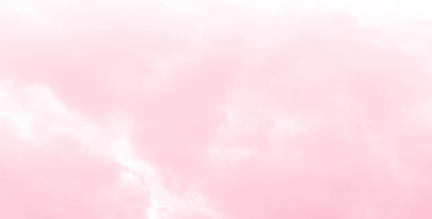 istock Soft pink pastel sky with white fluffy cloud. Romance and Celebration background concept. 2151984465
