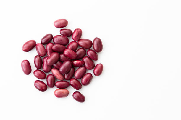 istock Red kidney beans on a white background. 2151984589
