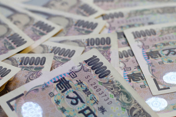 istock Ten Thousand Yen Bills, Japanese Yen Notes 2151985228