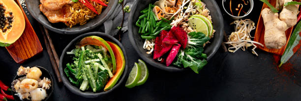 istock Assorted thai food. Asian style banquet. 2151986789