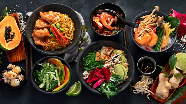 istock Assorted thai food. Asian style banquet. 2151986808