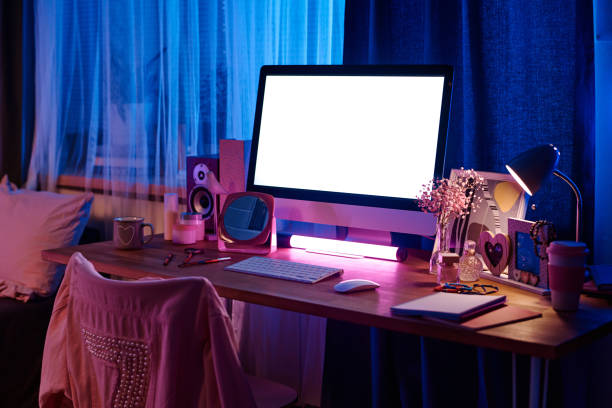 istock Computer On Desk In Girls Room 2151988105