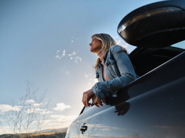 istock Inhaling the fresh autumn air through car window! 2151991180