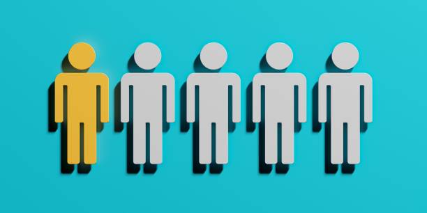 istock Stand out from the crowd. Unique person. Different winner 2151993347