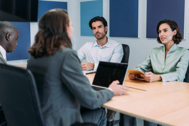 istock Business persons on meeting in the office. 2152007197
