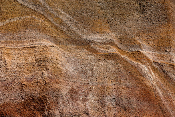 istock Red soil. Textured natural background. Mineral outdoor ground. Copy space 2152010783