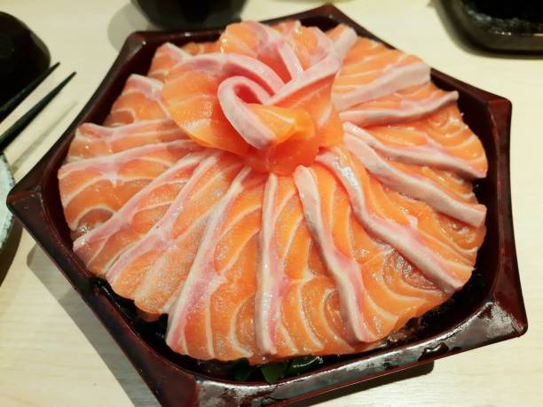 istock Salmon Sashimi - Japanese food. 2152011152