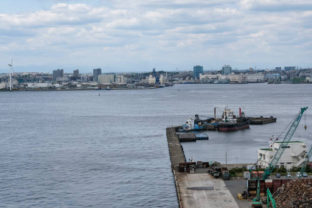 istock Panorama of Yokohama Port 2152016097