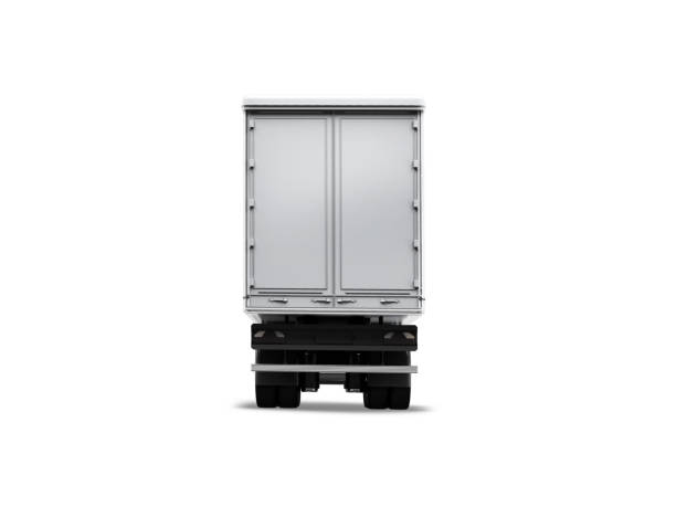 istock Truck Box Camion Mockup: 3D Rendering 2152022539