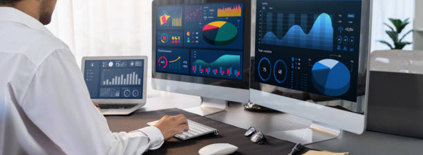 istock Analyst working on data analysis BI dashboard on computer monitor.Trailblazing 2152023453
