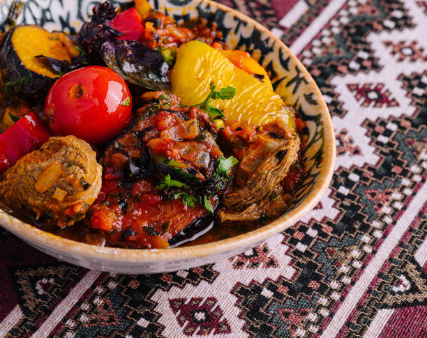 istock Traditional uzbek stewed vegetables dish 2152024895