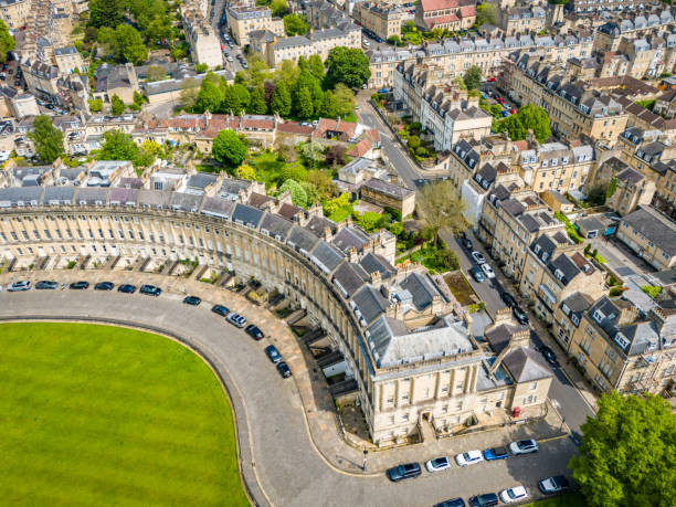 istock Royal Crescent detail in Bath 2152026216