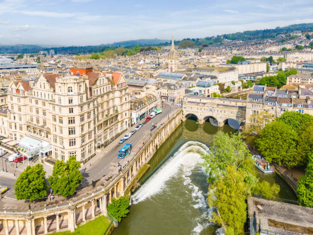 istock Pulteney Weir on the River Avon in Bath 2152026410
