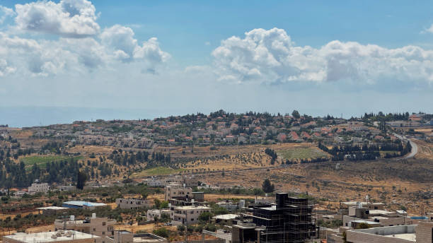 The settlement of Tekoa on the land of the town of Tuqu’ and Harmallah town, Bethlehem, Palestine. •07 May 2024•