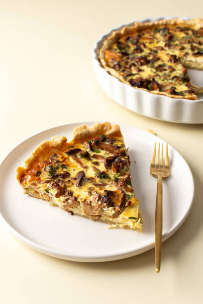 istock Portion of chanterelle pie on a plate 2152032037