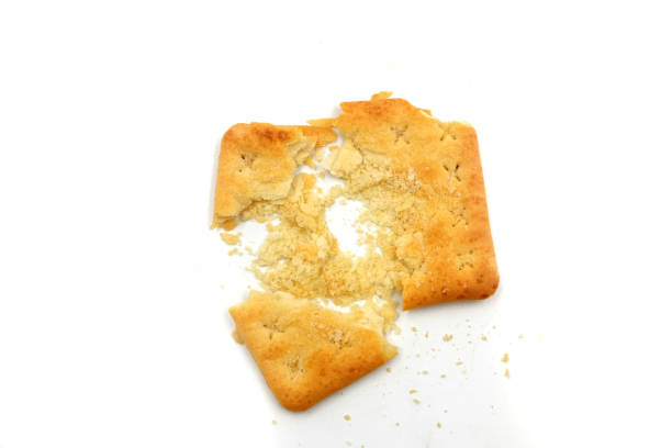 istock Sugar coated biscuits, sugarless healthy malkist cracker biscuits on white background isolated 2152038355