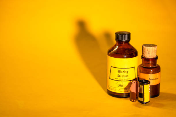 istock nostalgic develop film photography on yellow background 2152040371