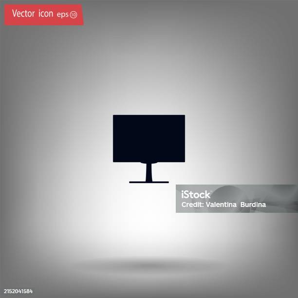 Display Vector Display Monitor Vector Mockup Vector Illustration Stock Illustration ...