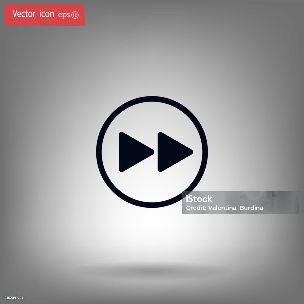 Rewind Backround Rewind Vector Icon Stock Illustration - Download Image Now - Back ...