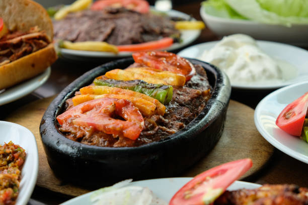 istock A close-up of Iskender Doner, a traditional Turkish dish 2152044721