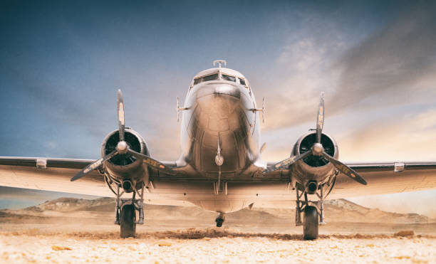 istock Model DC-3 Dakota In The Desert 2152046880